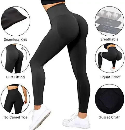 Calça Legging Feminina Modeladora Cintura Alta Levanta Bumbum para Yoga