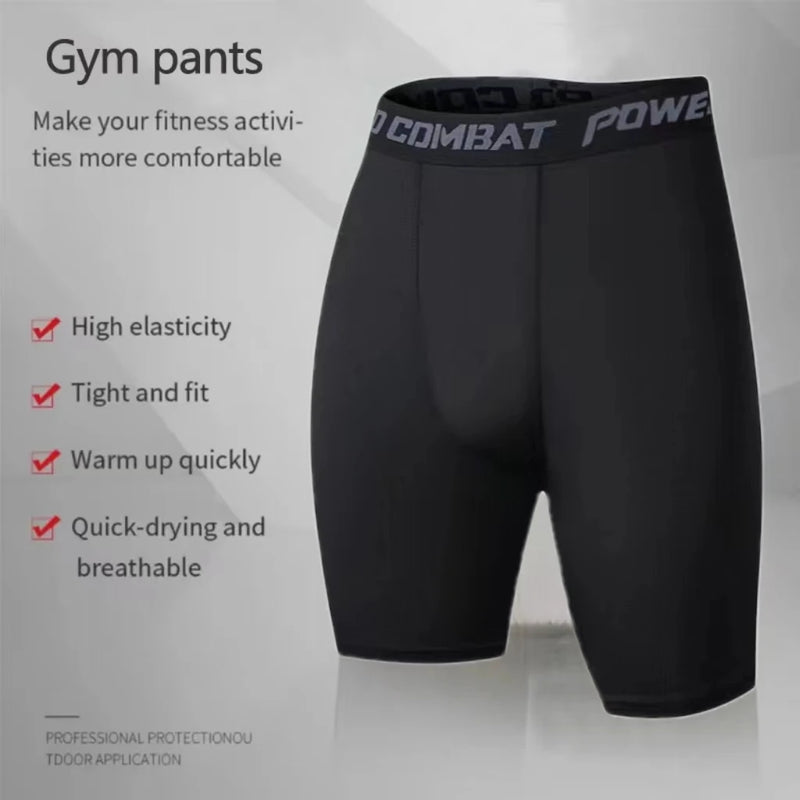 1/2/3 PCS Men Boxers Compression Shorts Sports Underwear Underpants Gym Shorts Quick-Drying Sweatpants Moisture Absorption