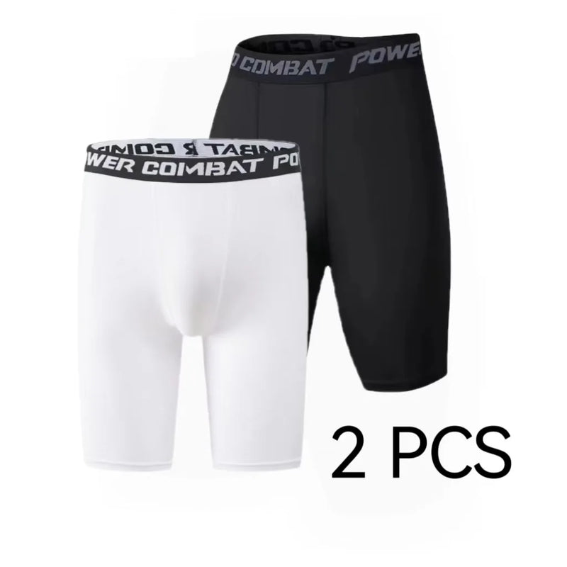 1/2/3 PCS Men Boxers Compression Shorts Sports Underwear Underpants Gym Shorts Quick-Drying Sweatpants Moisture Absorption