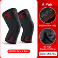 1 Pcs Compression Knee Support Sleeve Elastic Breathable Knee Pads Brace Springs Gym Sports Protector Basketball Volleyball Run