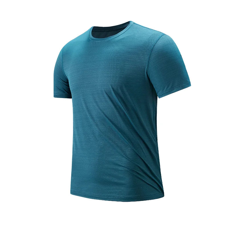 Camiseta Esportiva Masculina Ice Silk Quick Dry