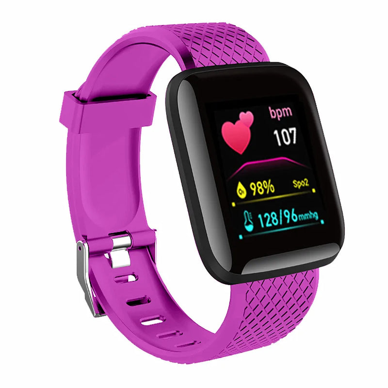 Smart Watch For Men Women Sport Mode Music Control Calorie Distance Fitness Smart Band Message Remind Smart Bracelet Android IOS